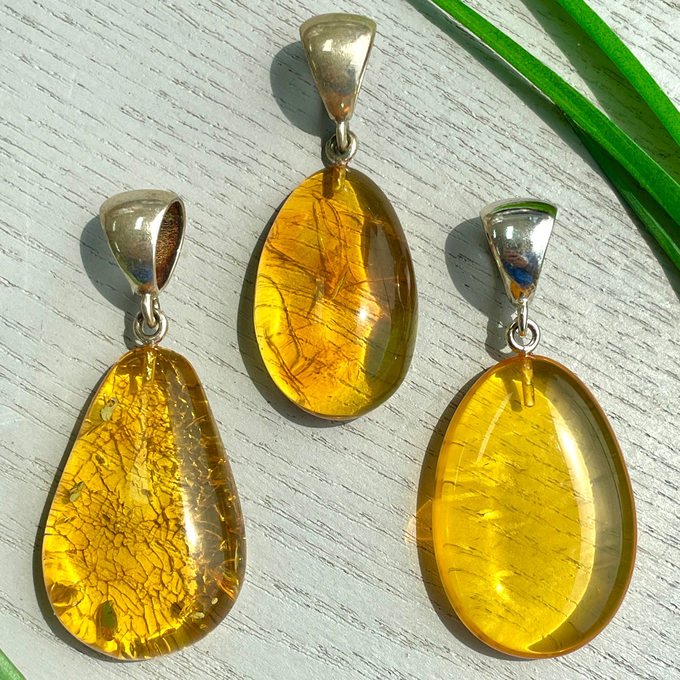Amber Pendant - Style C Amber Pendant - Style C